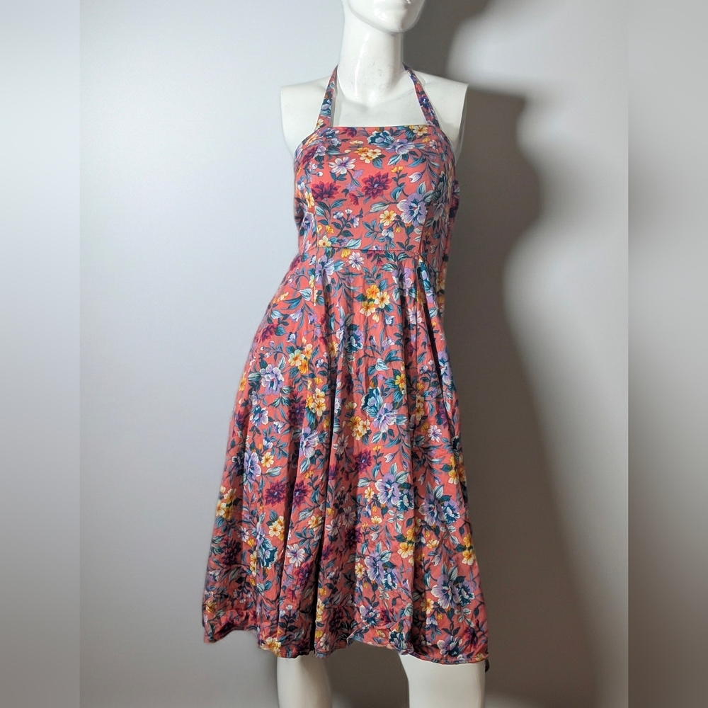 Vibrant Floral Midi Dress